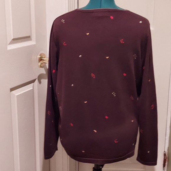 C J Banks Brown Cardigan Sweater - Picture 4 of 15